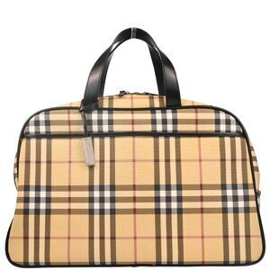 Burberry Beige Burberry Check Duffle Handbag 195654
